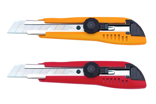 Deli No.2043 Large Plastic Utility Knife 18mm